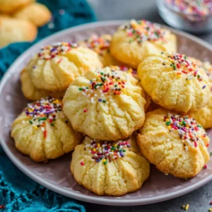 Whipped Shortbread Cookies