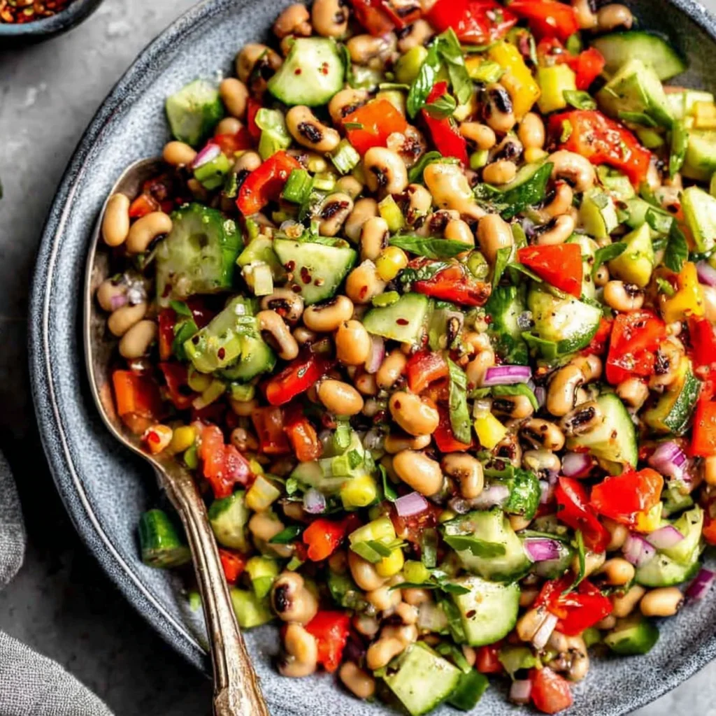Zesty Black Eyed Pea Salad: The Ultimate Flavor-Packed Make-Ahead Dish