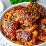 Honey Garlic Chicken Thighs