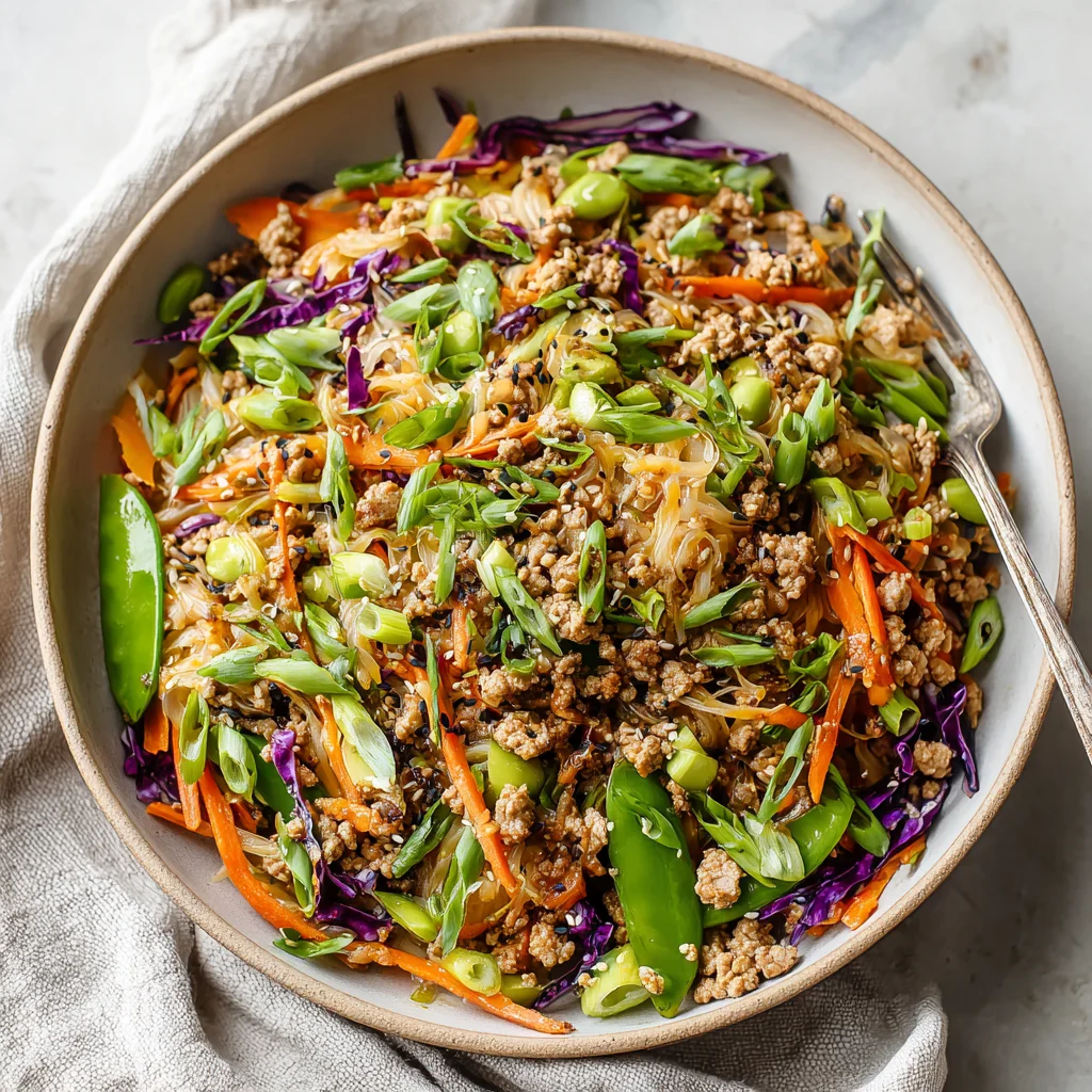 The Ultimate Veggie Turkey Egg Roll In A Bowl: Long, Easy, and Perfectly Delicious